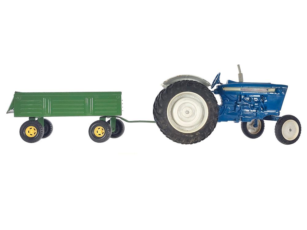 Lot 305: ERTL Ford 4000 Tractor & Trailer