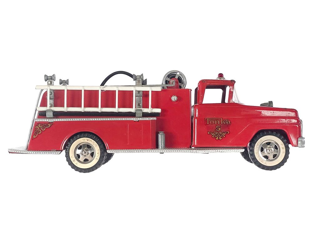 Lot 308: Tonka No. 5 Pressed Steel Fire Truck