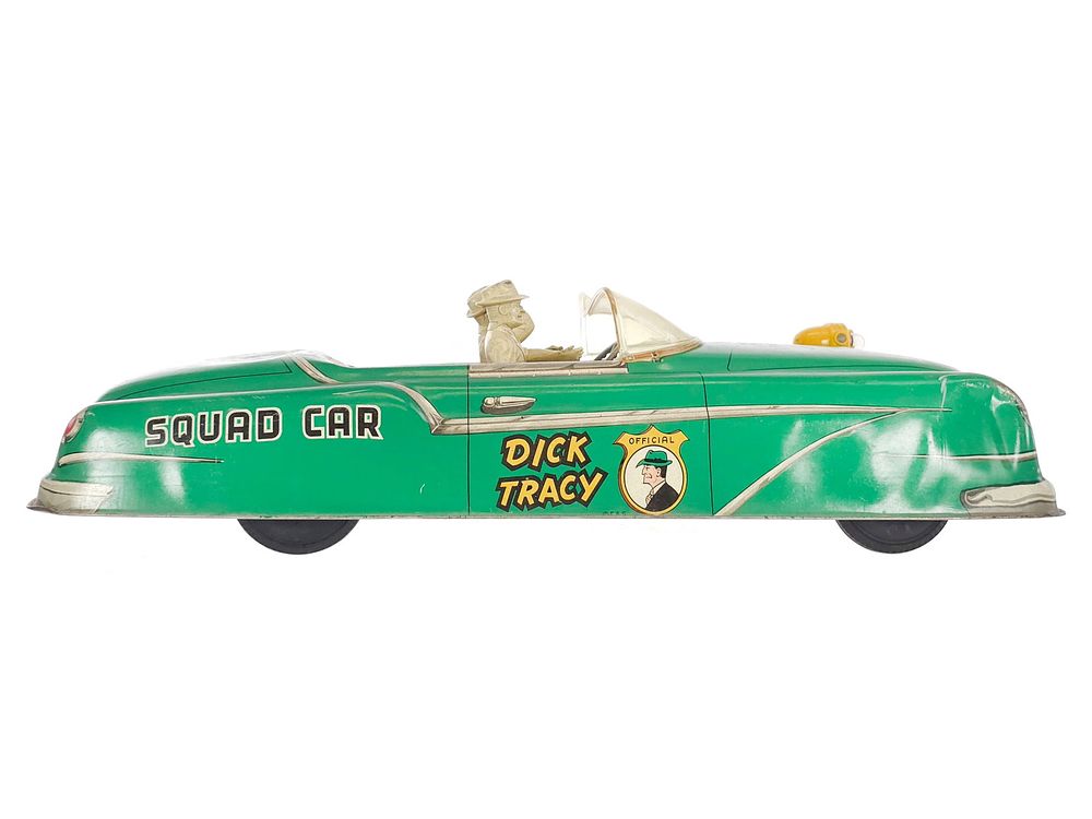 Lot 332: 1930s Large Marx Dick Tracy Squad Car