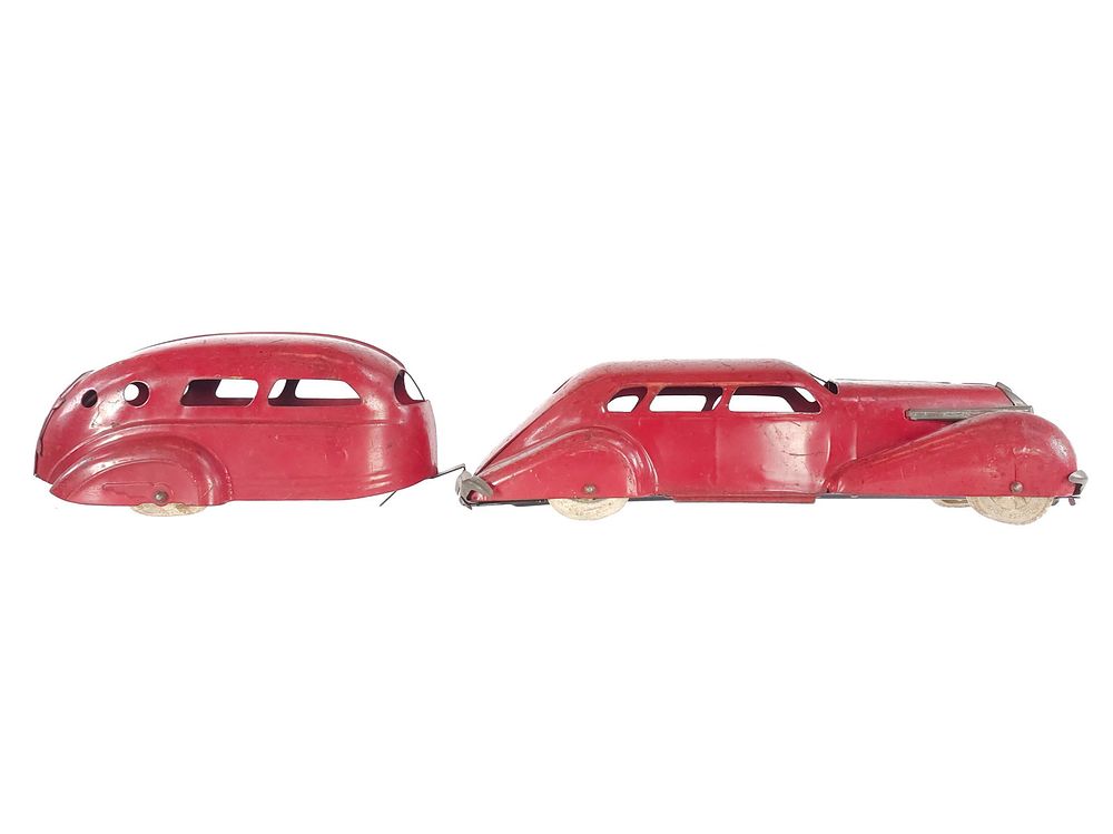 Lot 339: Wyandotte Hardtop LaSalle & Airstream Trailer