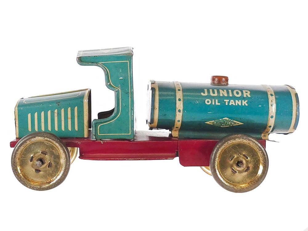 Lot 351: Nonpareil Junior Oil Tanker Tin Litho