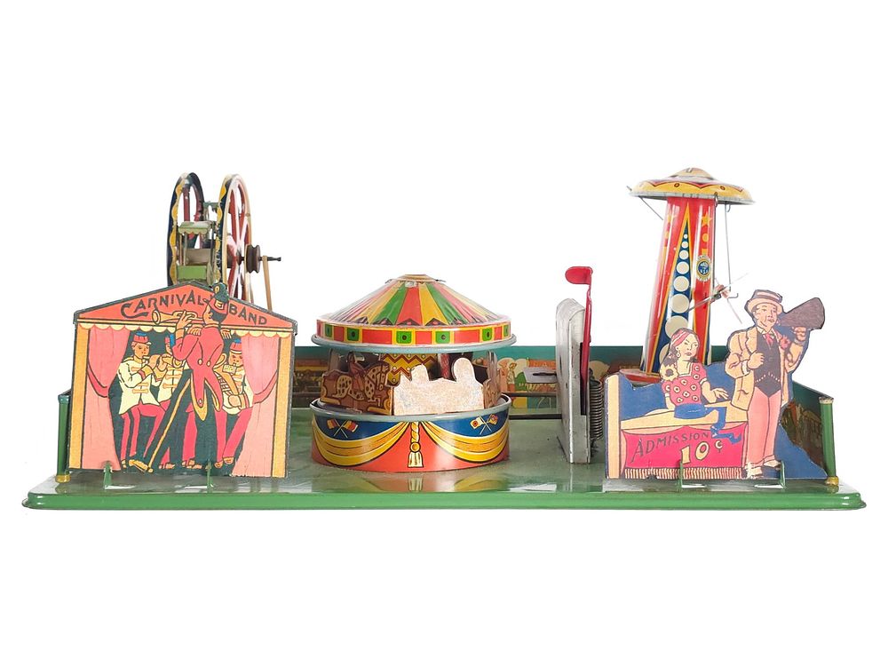 Lot 376: Wyandotte Tin Mechanical Carnival