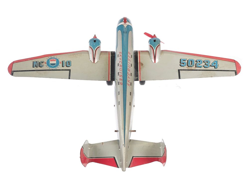 Lot 378: Marx Skycruiser Stratoliner 700 Tin Litho