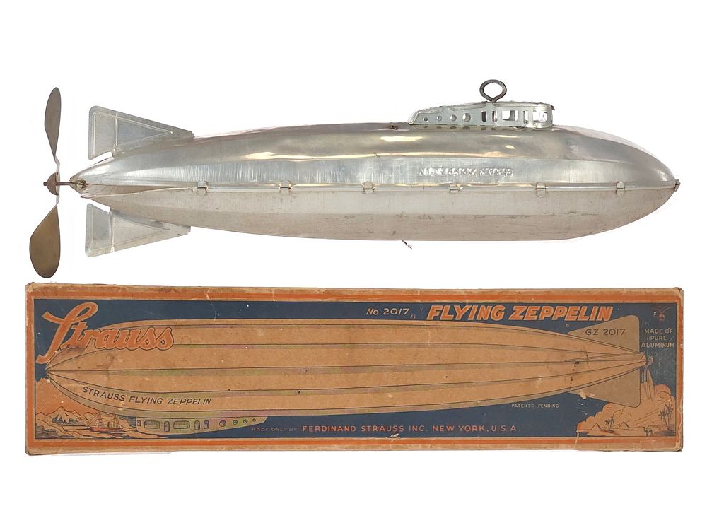 Lot 380: Strauss No. 2017 Flying Zeppelin/Graf Zeppelin Working Boxed