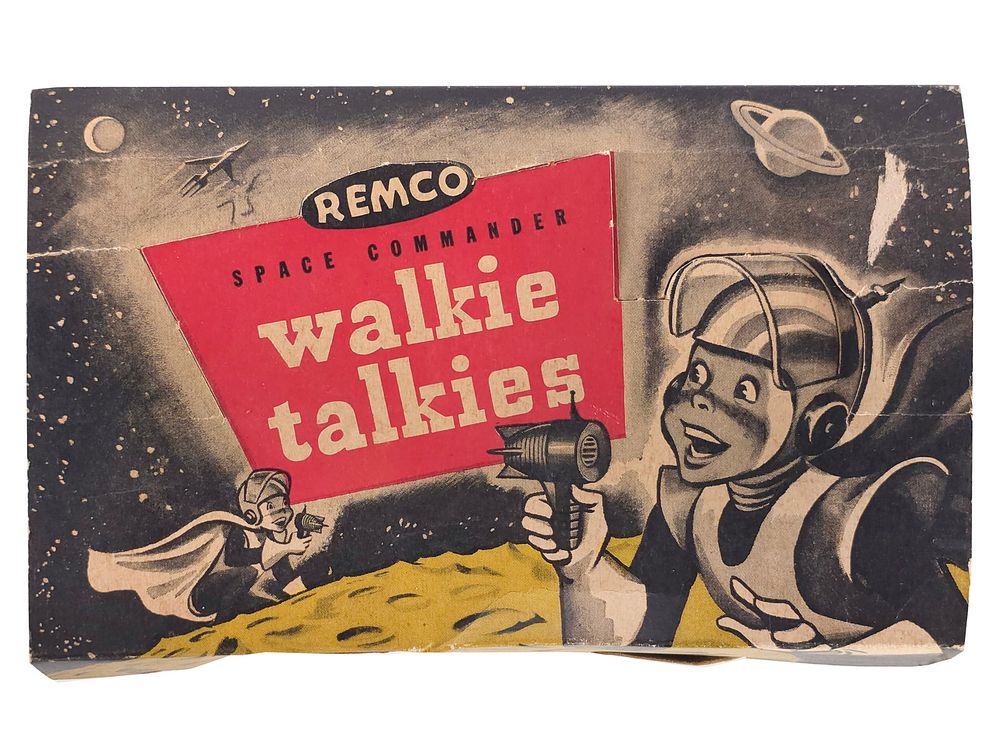 Lot 230C: Remco Space Commander Walkie Talkies Boxed