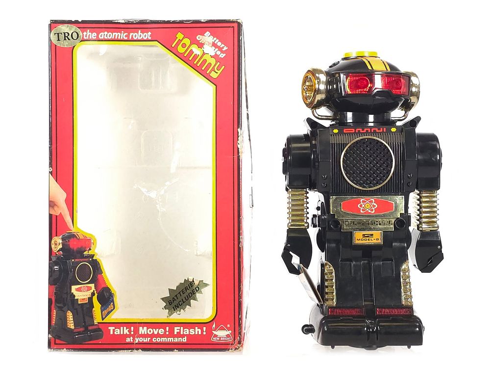 Lot 264C: The Atomic Robot Tommy Battery-Operated Robot Boxed