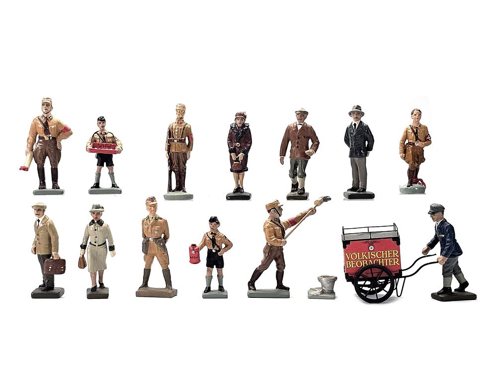 Lot 214: (15) Lineol/Elastolin/Reiner Krock German NSDAP Civilians & Political Organizations