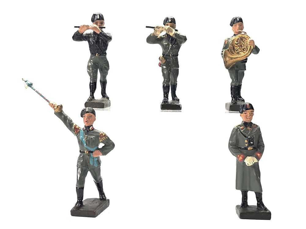 Lot 252: (5) Lineol Italian Royal Army Military Band & Officer