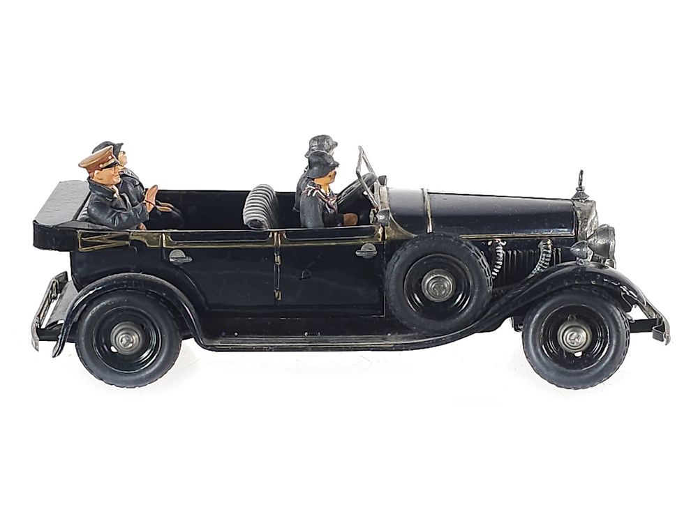 Lot 313: Tippco. Mercedes Fuehrerwagen with Hitler Personality Figure