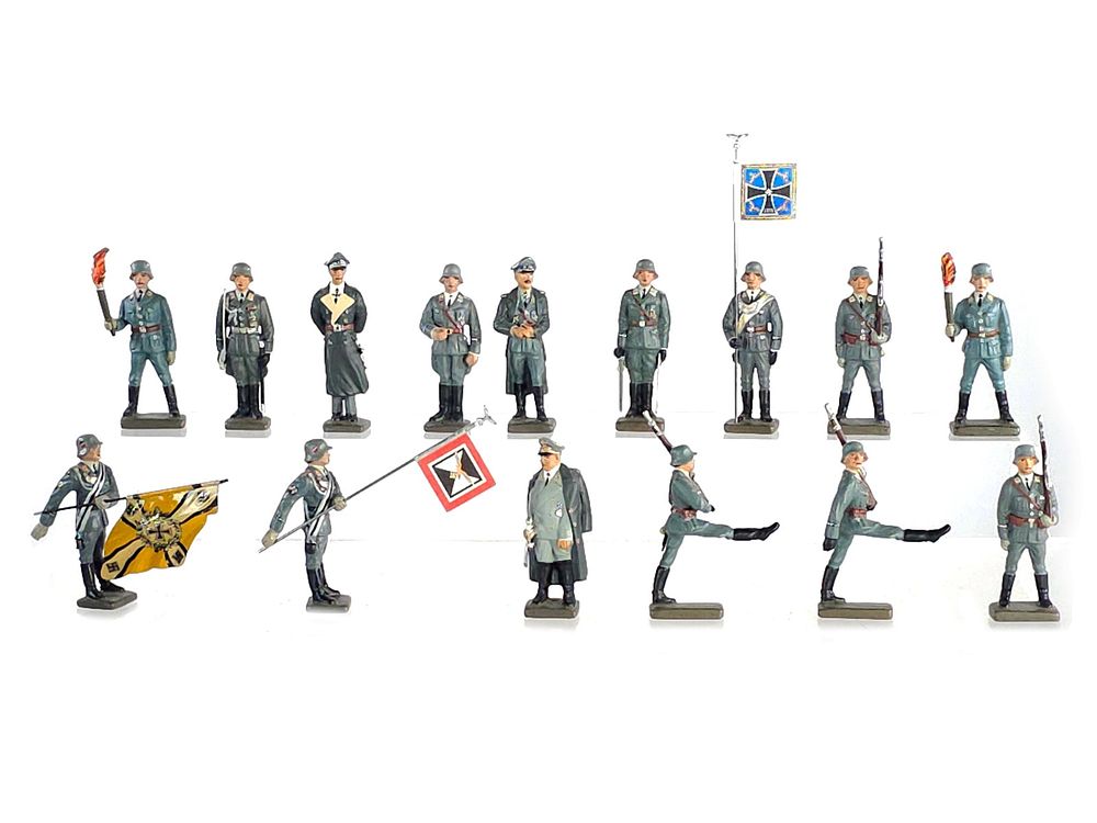 Lot 316: (15) Reiner Koch German Infantry Command & Torchlight Parade Formation