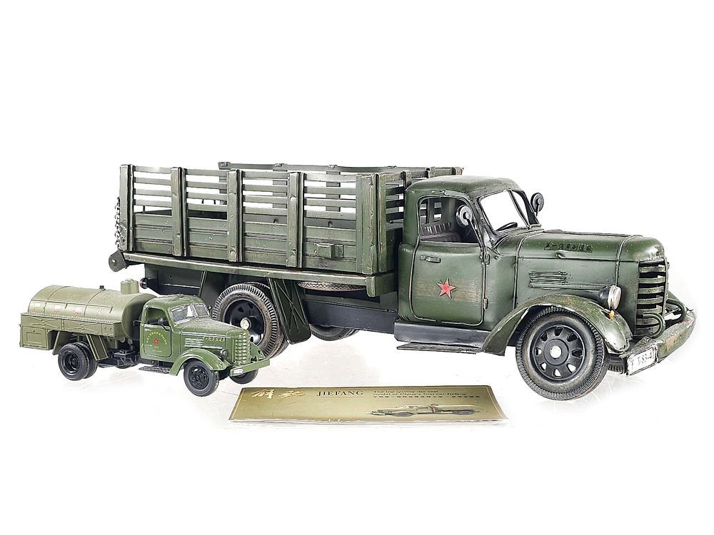 Lot 322: Jiefang PLA Military Transport Truck & Fuel Tanker Combo