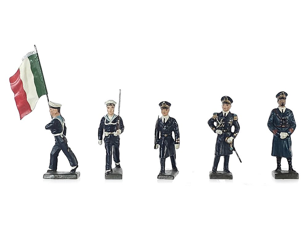Lot 357: (5) Lineol Italian Royal Navy & Marshal Balbo