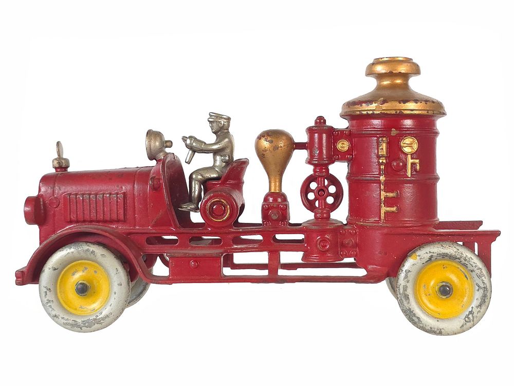 Lot 395: Hubley Large Fire Pumper Truck