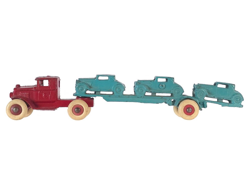 Lot 400: Hubley Auto Hauler Cast Iron