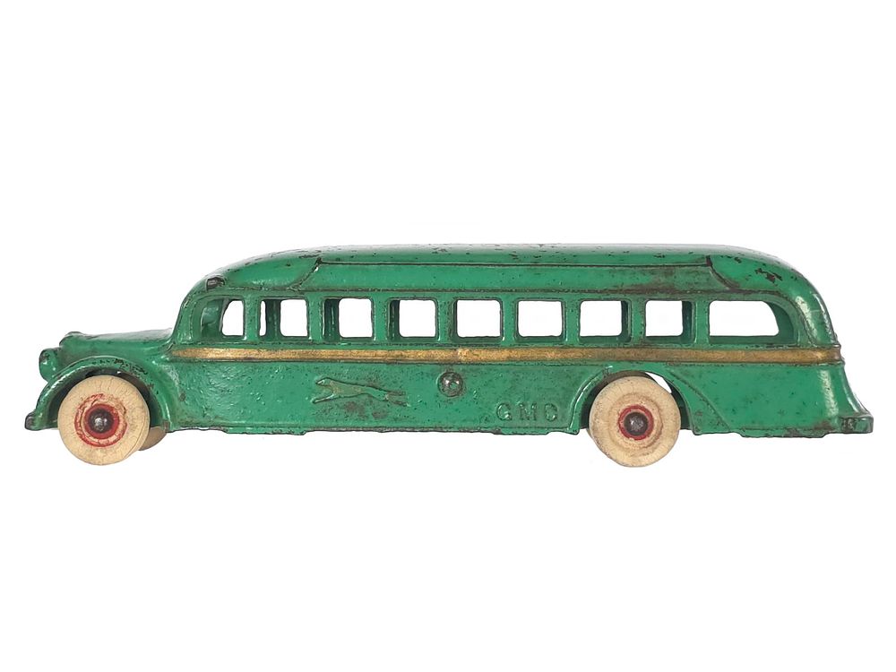 Lot 425: Arcade Greyhound Lines Bus Cast Iron