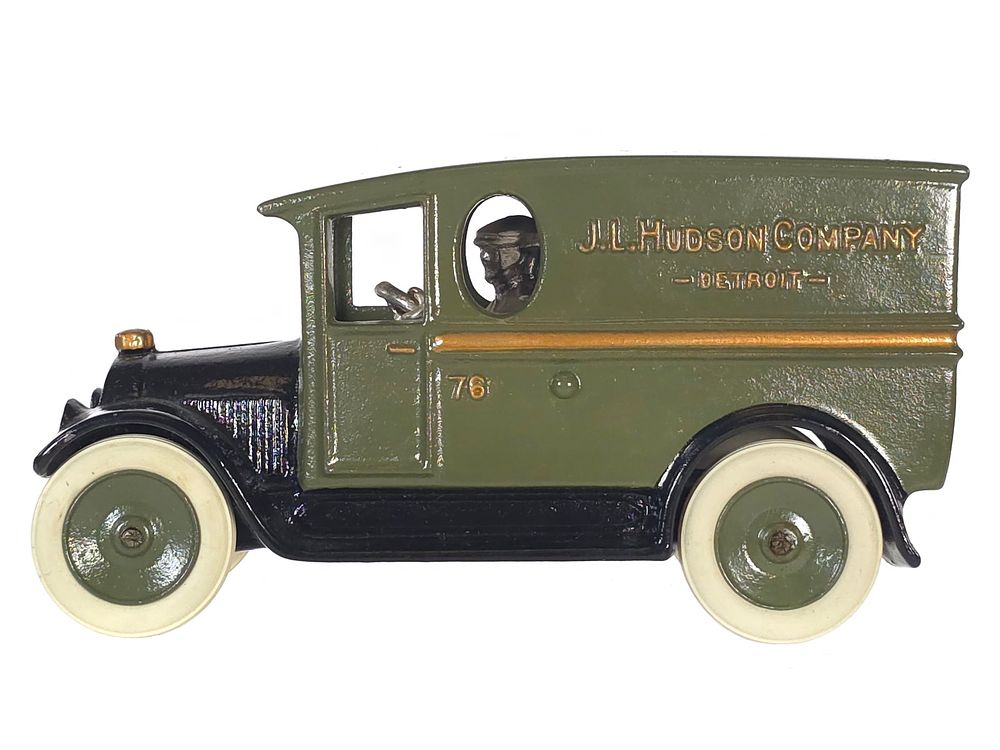 Lot 437: J.L. Hudson Cast Iron Truck