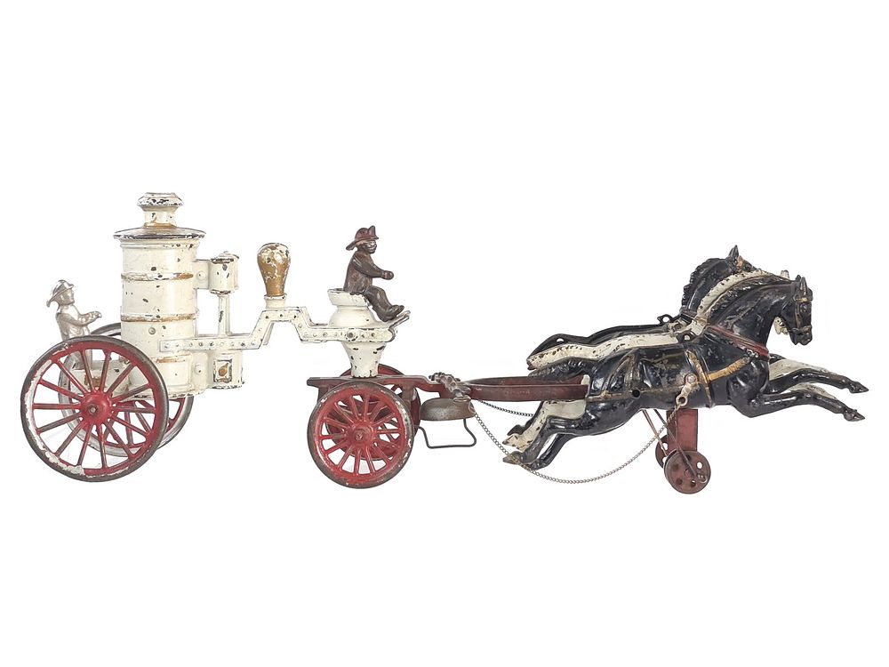 Lot 463: 1910 Dent Horse-Drawn Fire Pumper