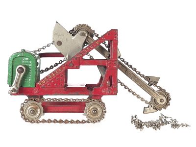 Kenton Buckeye Ditcher. Finished in red, this Kenton Toys Buckeye Ditcher retains the proper 