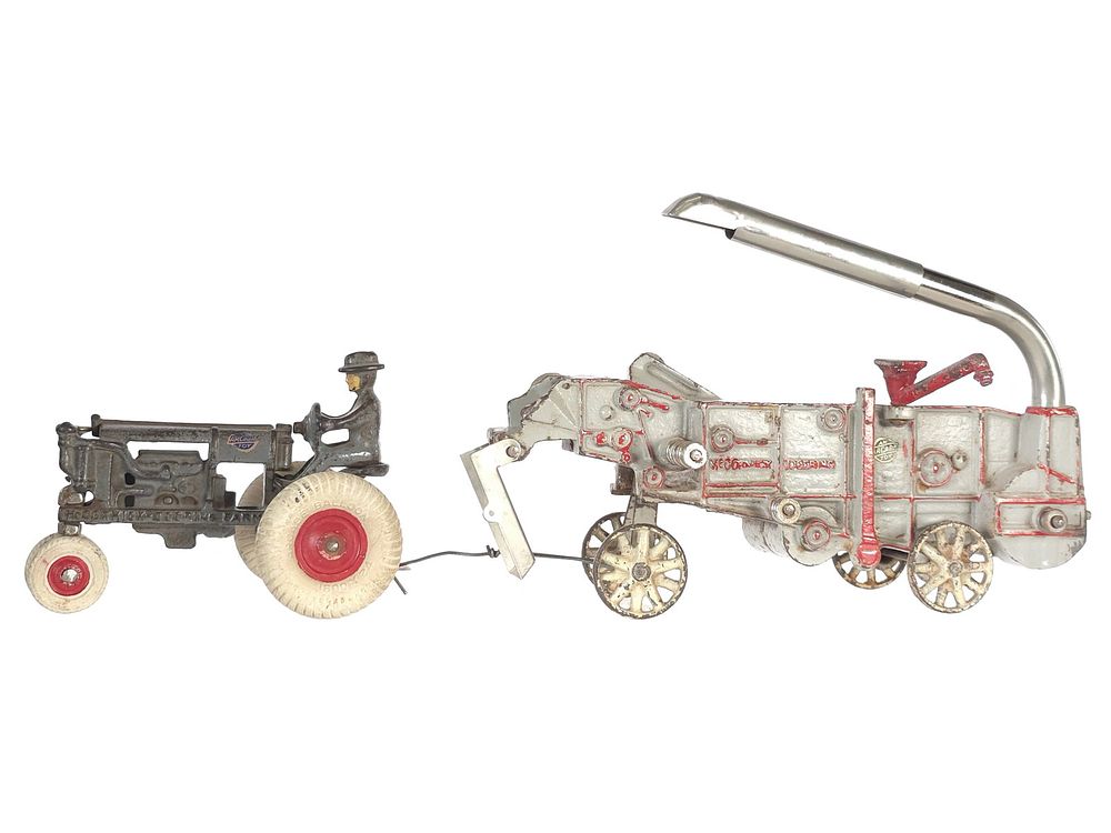 Lot 471: Arcade McCormick-Deering Tractor & Thresher