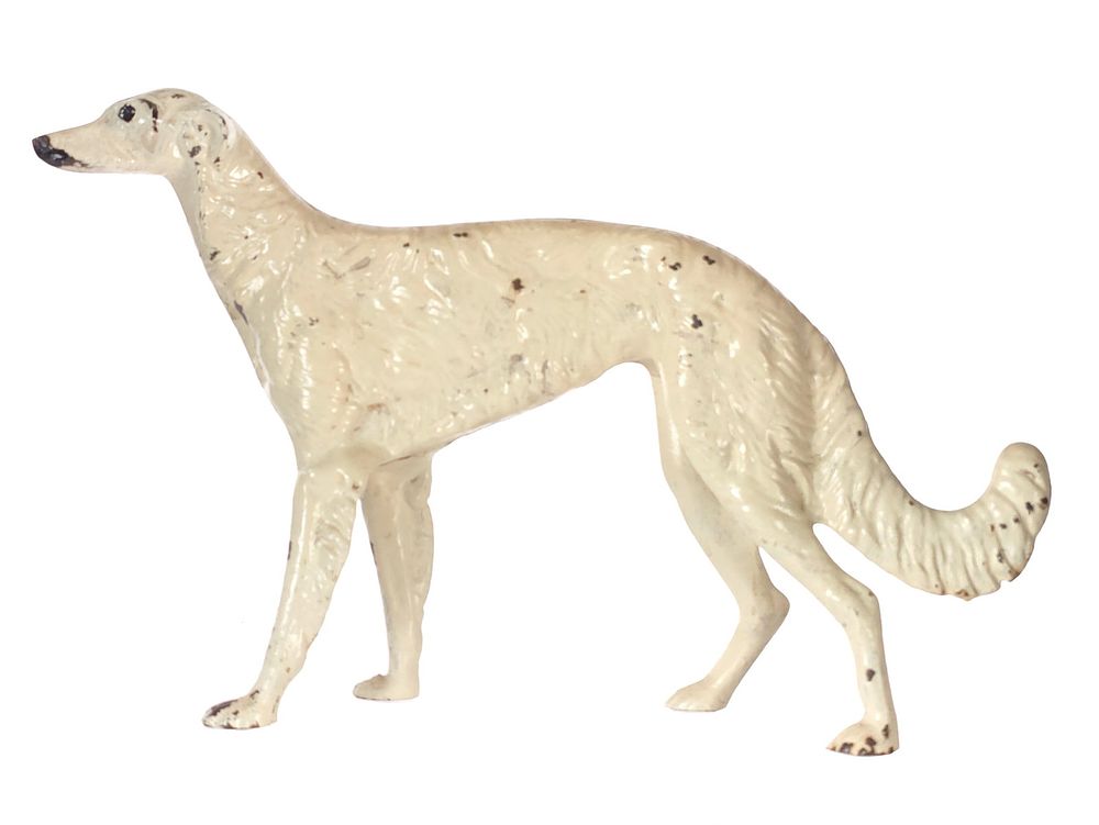 Lot 505: Hubley Borzoi Russian Wolfhound Cast Iron Doorstop