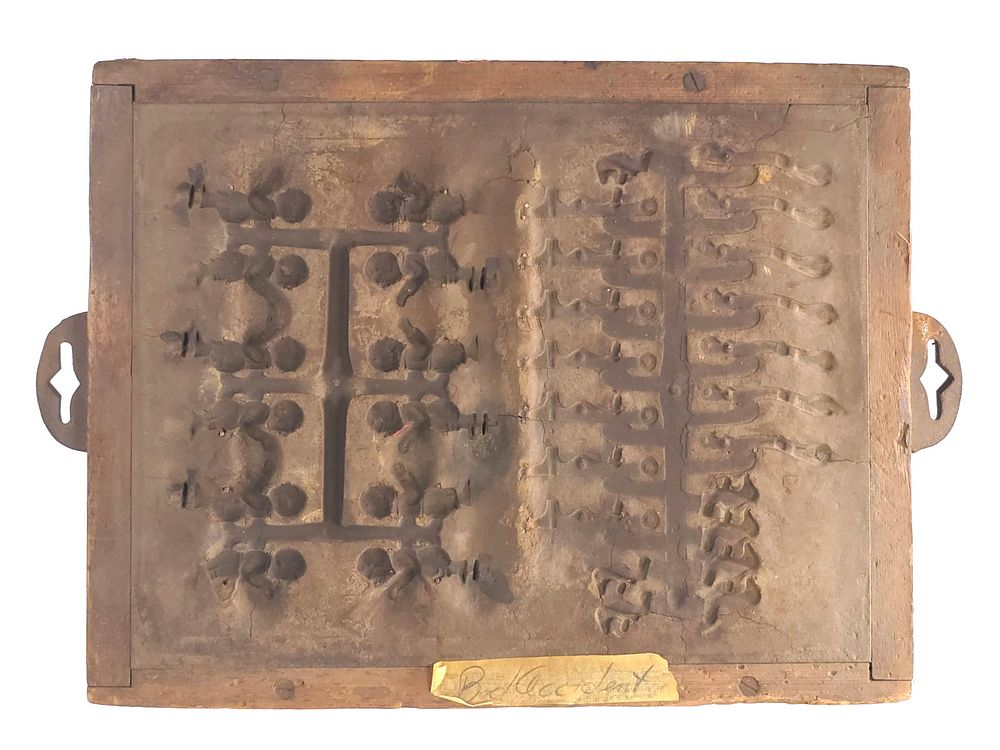 Lot 527: One-of-a-Kind Original J.E. Stevens 1880s Bad Accident Parts Sand Mold