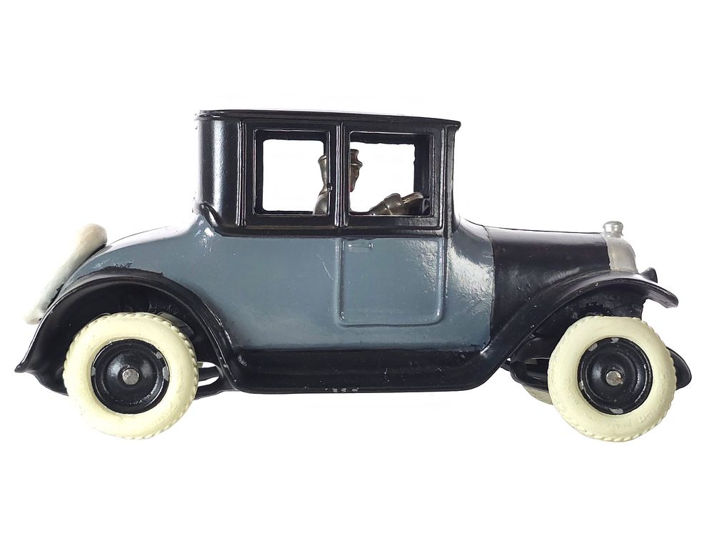 Lot 583: Arcade Gray & Black Dodge Coupe Cast Iron Car