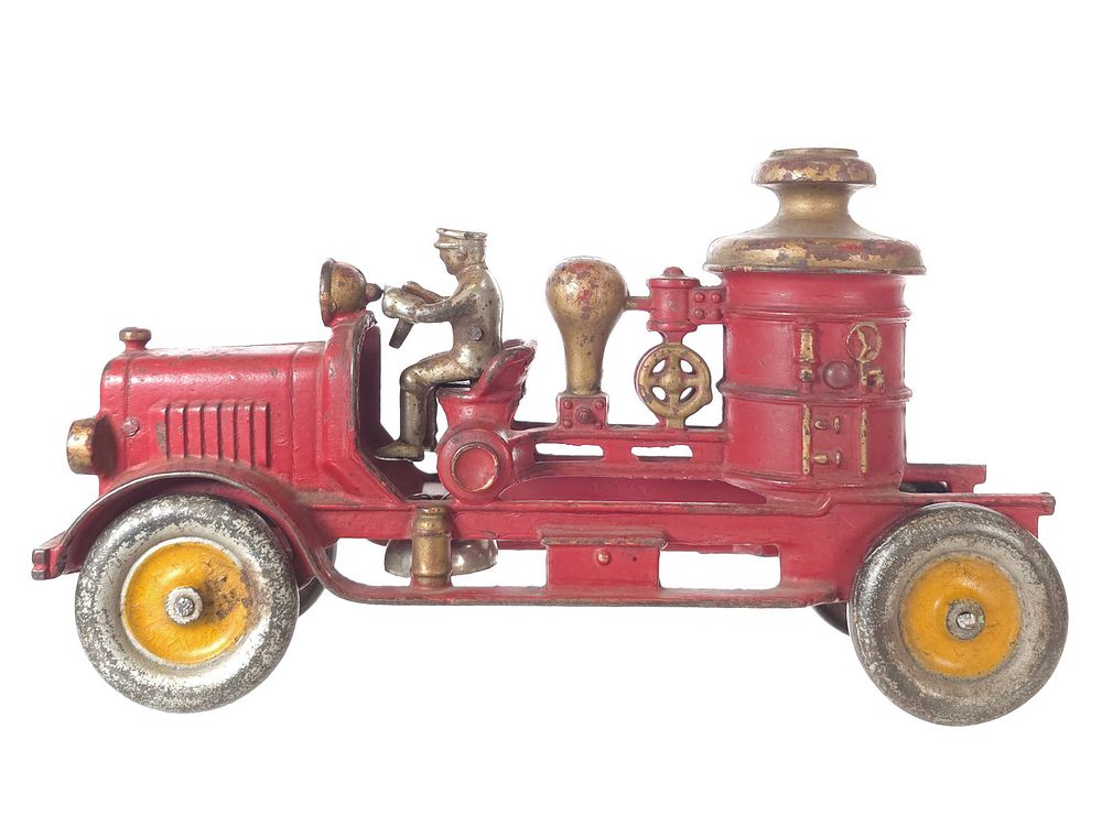 Lot 587: Hubley Fire Pumper Truck