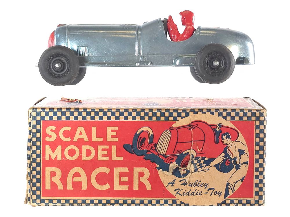 Lot 616: Hubley Toys Scale Model Racer with Box
