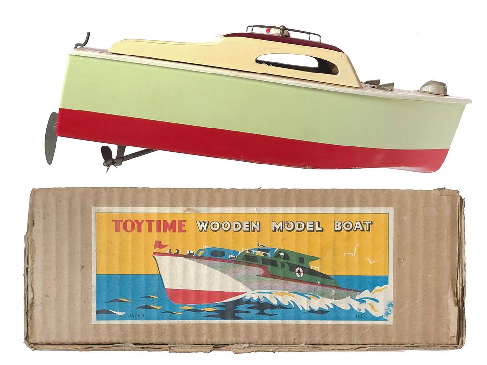 Lot 623: Toytime 3317 Wooden Model Boat Boxed