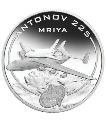 Antonov AN-225. Country : Cook Islands 
Currency: 1 Dollar 
Year : 2008 
Metal : 
