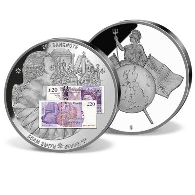 20 Pounds. Commemorative medal 
Country: England 
Year: 2011 
Metal: Copper-nickel plated 