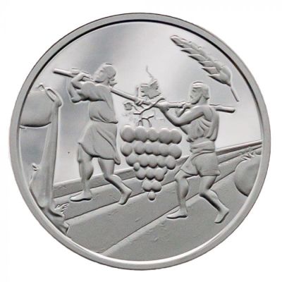 New 2 shekels
. Twelve spies 
the state ofIsrael 
Year: 2019 
Metal: 999 silver 
