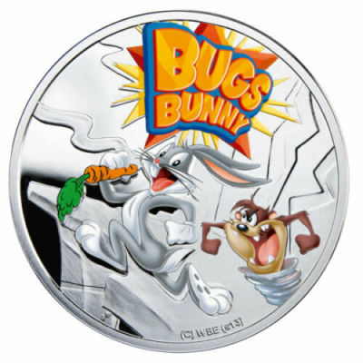 1 Dollar. Bugs Bunny Cartoon 
Country: Niue 
Year: 2013 
Metal: 925 silver 
