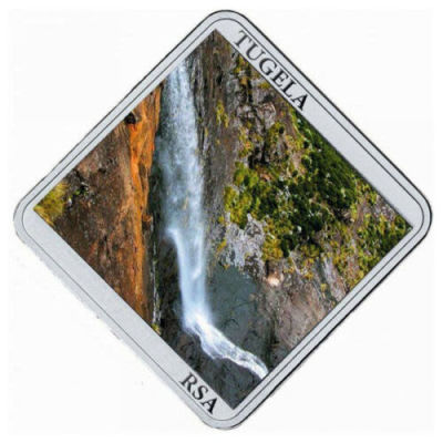 1 Dollar. Tugela Falls Waterfall 
Country: Niue 
Year: 2015 
Metal: 999 silver 
