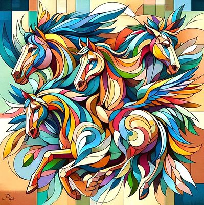Pips - Horse Wreaths
. Canvas Print 
Edition of 1 of 1 
60/60 Signed 
Framed
