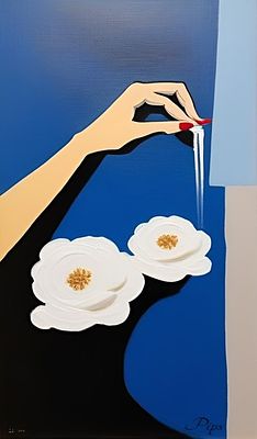 The Colors. Canvas Print 
Edition of 1 of 1 
80/60 
Signed 
Framed