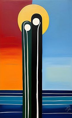 loneliness. Print on canvas 
1 of 1 
80/60 cm 
Signed and framed