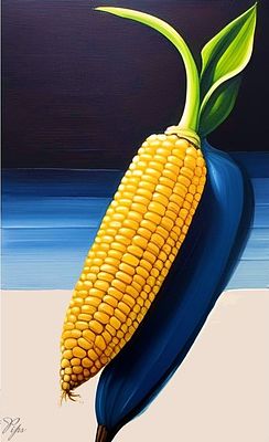 Corn. Print on canvas 
70/50 cm 
1 of 1 
Signed and framed