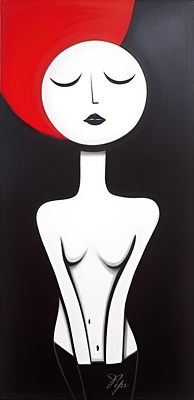 Woman
. Print on canvas 
80/60 cm 
1 of 1 
Signed and framed
