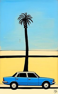 Eilat
. Print on canvas 
1 of 1 
80/60 cm 
Signed 
Framed 