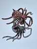 Spider Brooch. Vintage 
Length 2 cm 
Width: 4 cm 
Embellished with GemstonesИзображение - 3