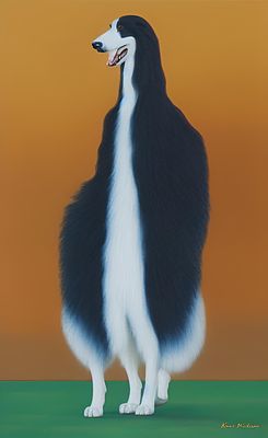 Spirit Dog. Artist: Pips 
Artist: Pips 
Print on canvas 
1 of 1 
Size 50/70 