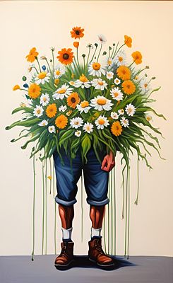 Pips - Bouquet. Print 1 of 1 
60/40 
Signed 
and Framed