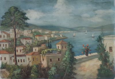 ציור שמן מעשה ידי המקובל רבי יהודה פטילון- "הצייר הקדוש" 
ציור מוצלח מאוד ,{התקבל מבית פרטי 