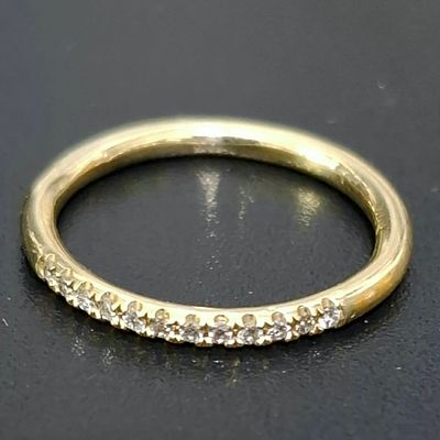 טבעת מזהב 14 קראט במשקל 1.5 גרם מידת הטבעת 4.5 , יה?