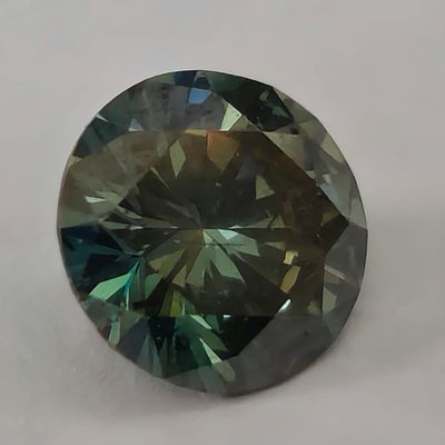 יהלום טבעי במשקל 1.71 קראט בגוון כחול עמוק צבע משופר מצורף תעודה גמולוגית E.G.L ,