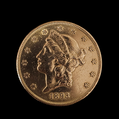 הרגע האחרון מטבע זהב מטבע זהב 20 דולר אמריקאי 1904 זהב 900 מצב: טוב מאוד משקל: 33.45 גרם