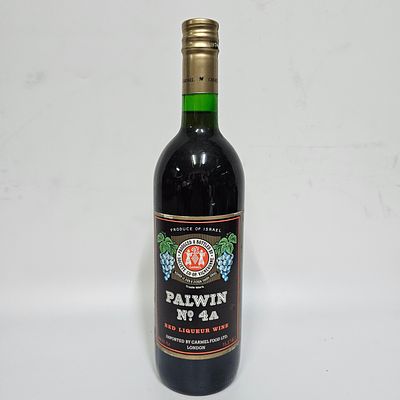 יין פלאוין 4A - יקבי כרמל מזרחי. 
יין אדום מתוק. 
750 מ"ל, 15.5 אלכוהול. 
