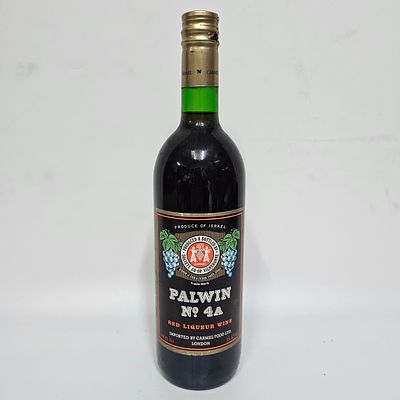 יין פלאוין 4A - יקבי כרמל מזרחי. 
יין אדום מתוק. 
750 מ"ל, 15.5 אלכוהול. 
