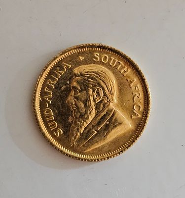 מטבע זהב דרום אפריקה 1984 מטבע קרוגראנד במשקל 3.4 גרם נטו עשירית אונקיה 999